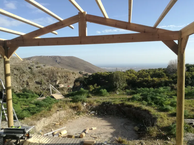 Pérgola en El Minchal