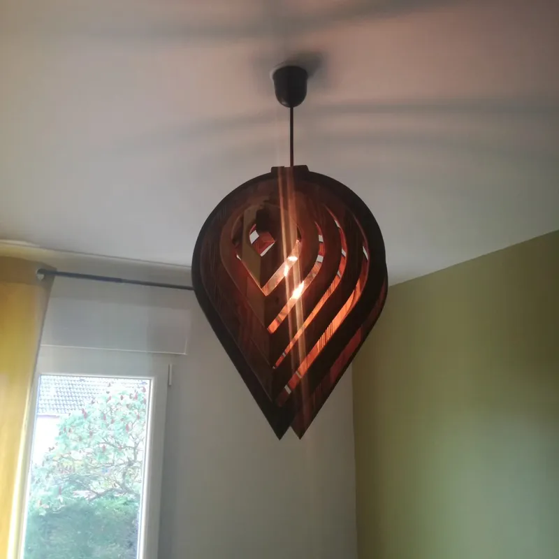 Lámpara de techo en casa de mi abuela