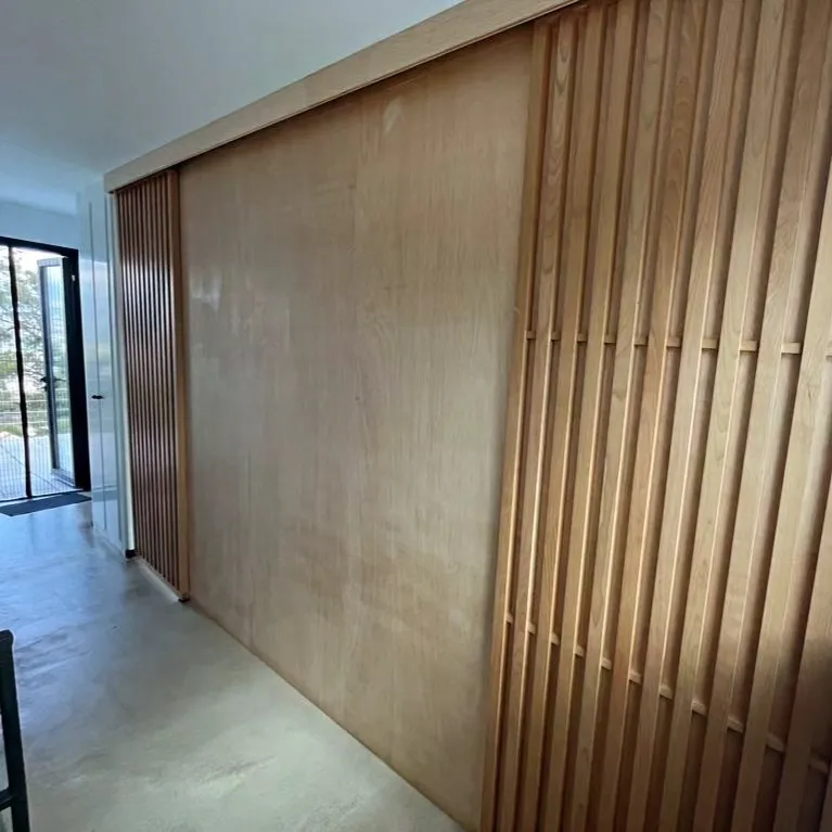 Doors and headboard in beech and calabo — 2