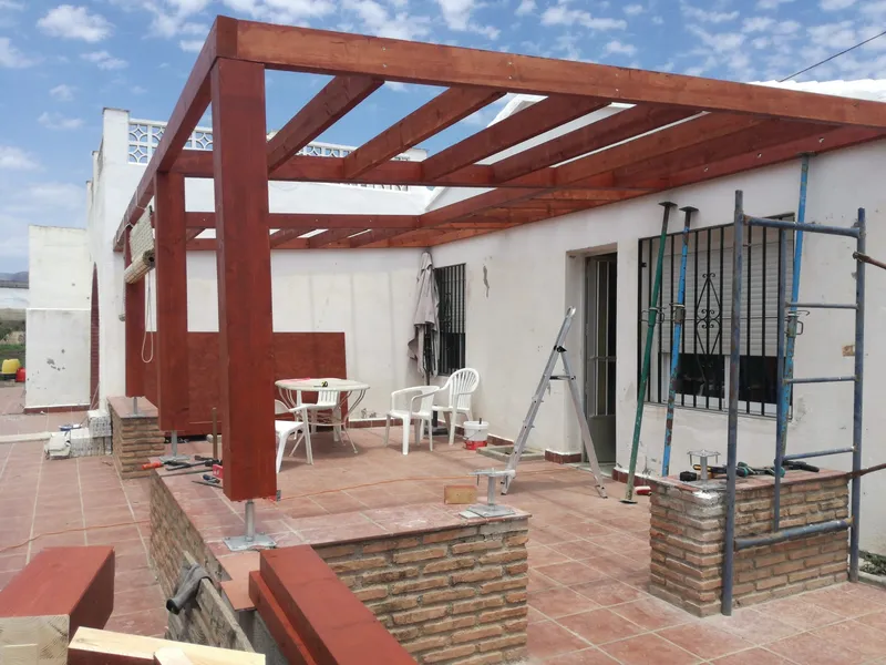 Pérgola para un cortijo en Motril — 2