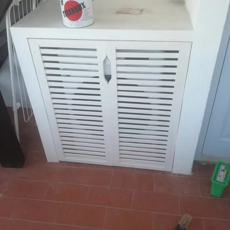 Puerta para lavadora en el exterior — 2